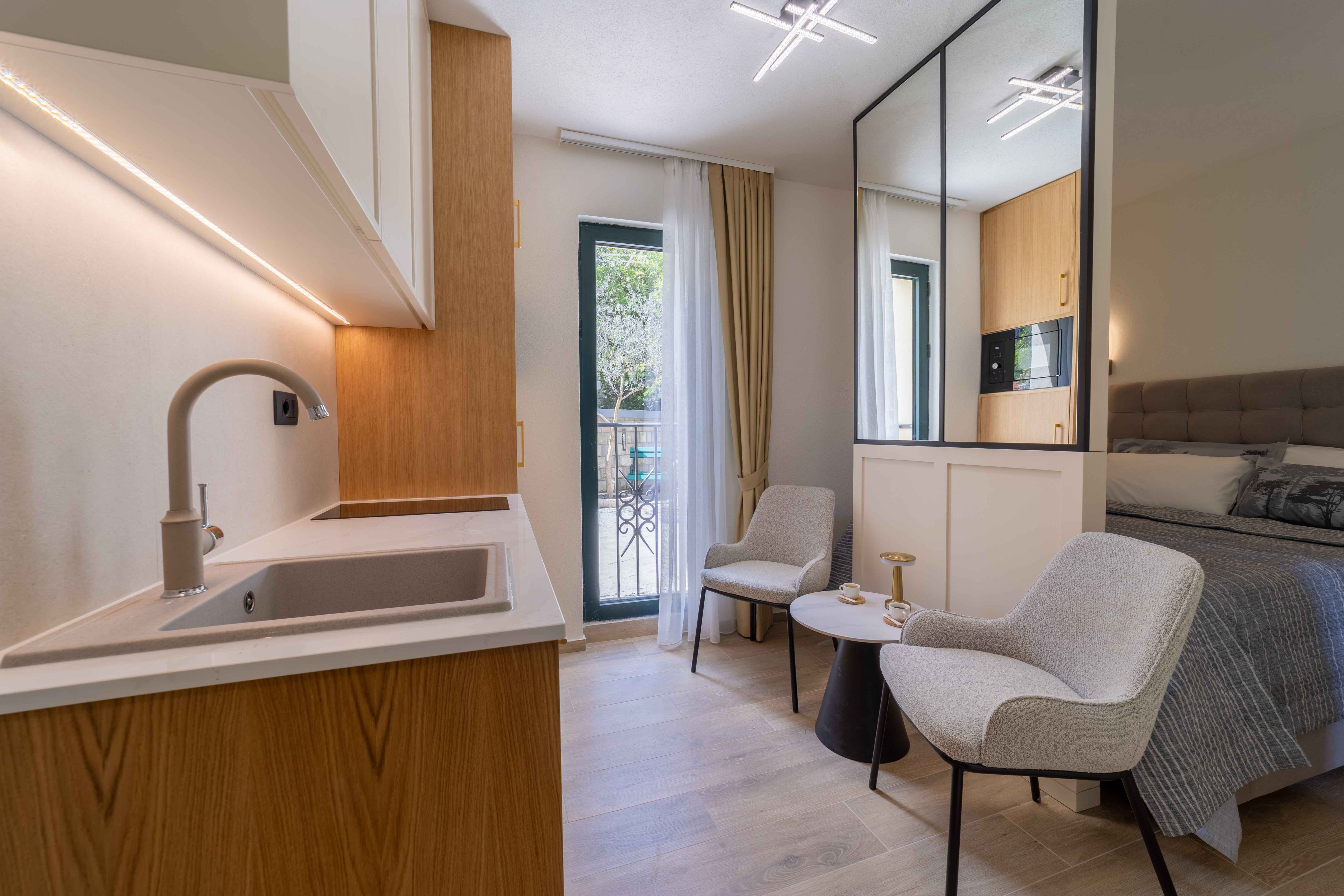 Elegant Mediterranean apartment interior